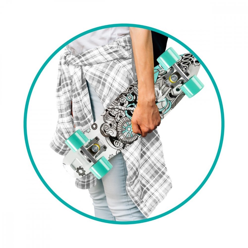 QKids Skateboard copii Galaxy Industrial