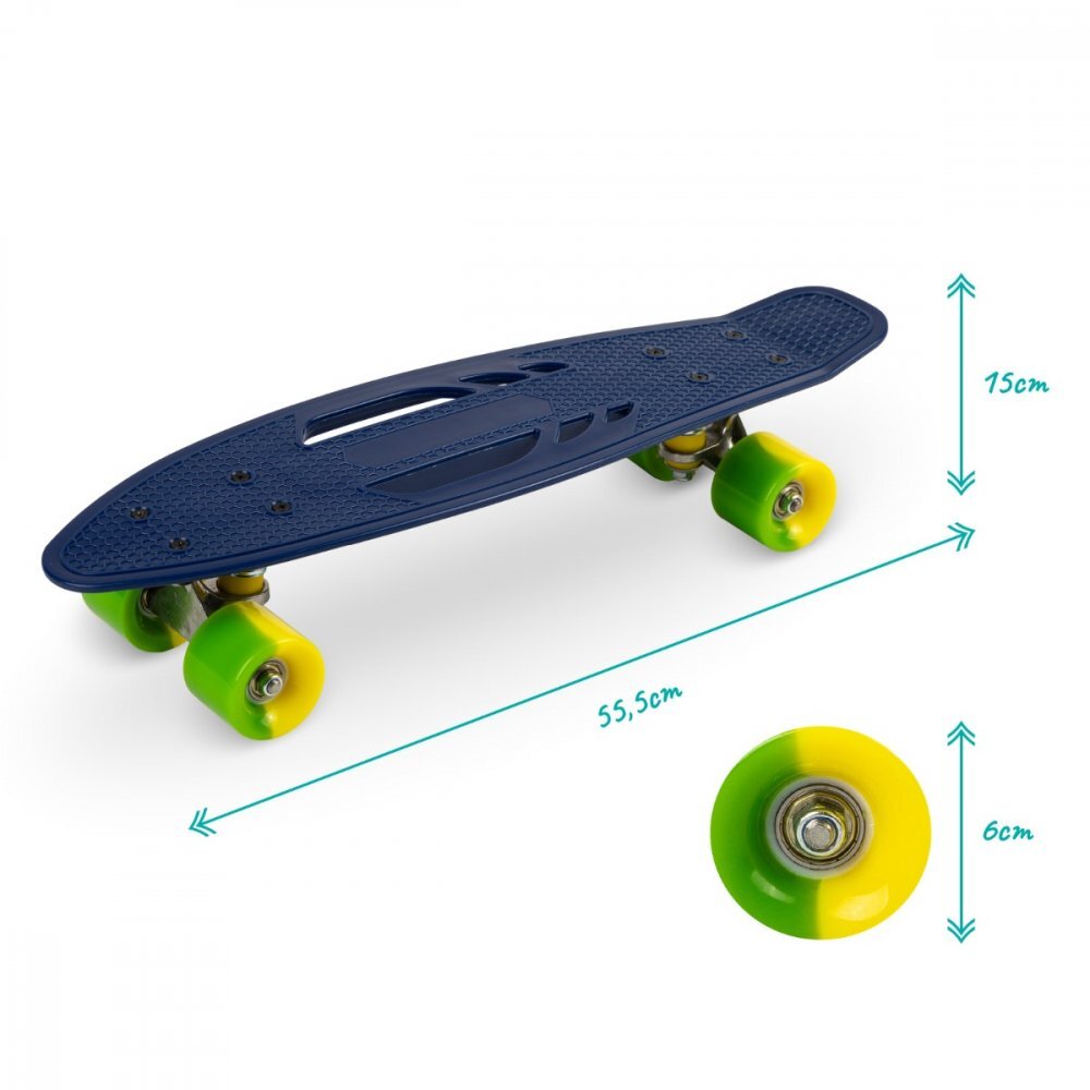 QKids Skateboard copii Galaxy Lemon
