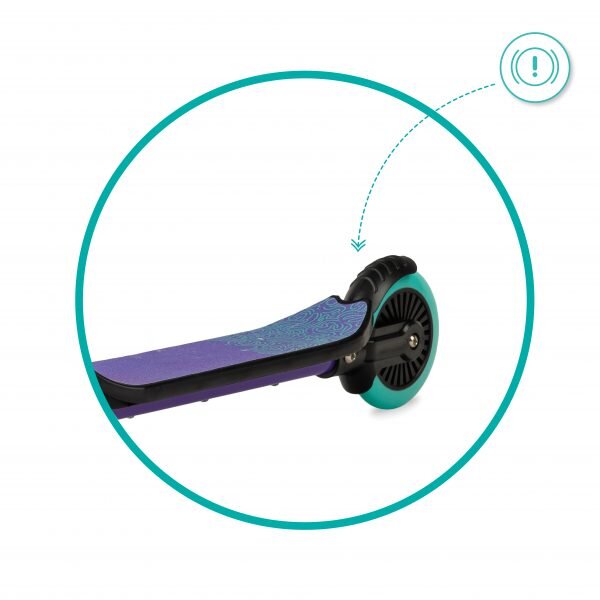 QKids Trotineta copii Bro purple ghidon reglabil pliabila platforma antiderapanta greutate suportata 40 kg varsta 3 ani+