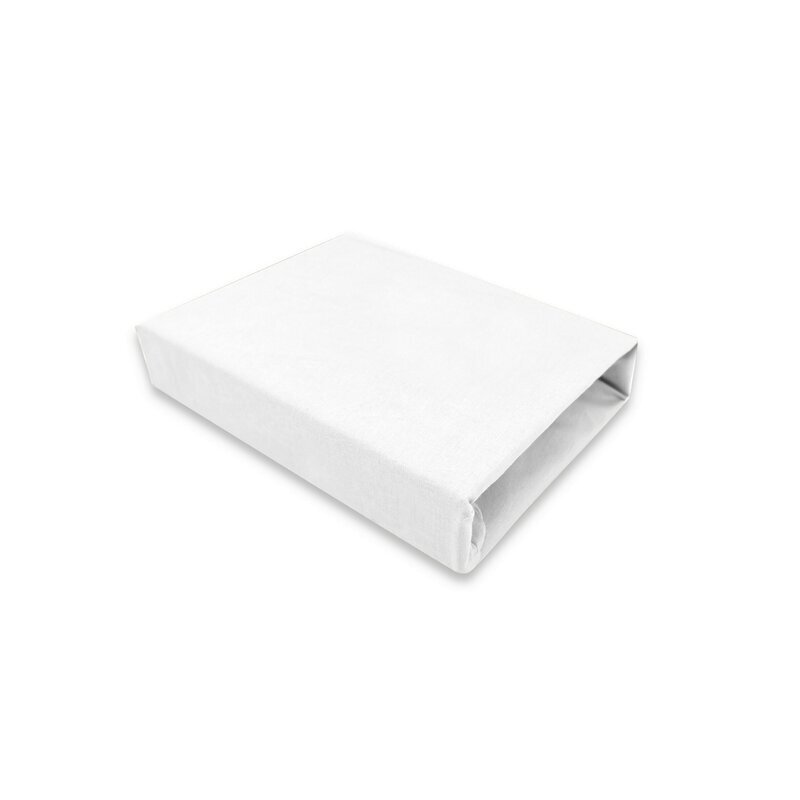 Qmini Cearceaf cu elastic pentru patut co-sleeper Aurora 76x43 cm white