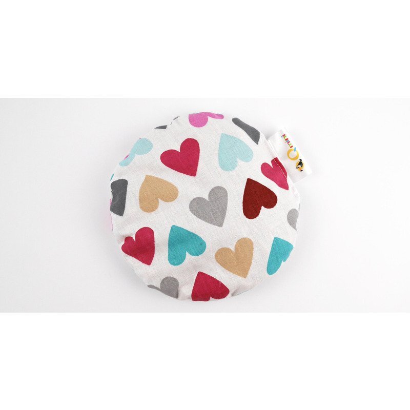 Qmini Pernuta anticolici umpluta cu samburi de cirese Pastel Hearts
