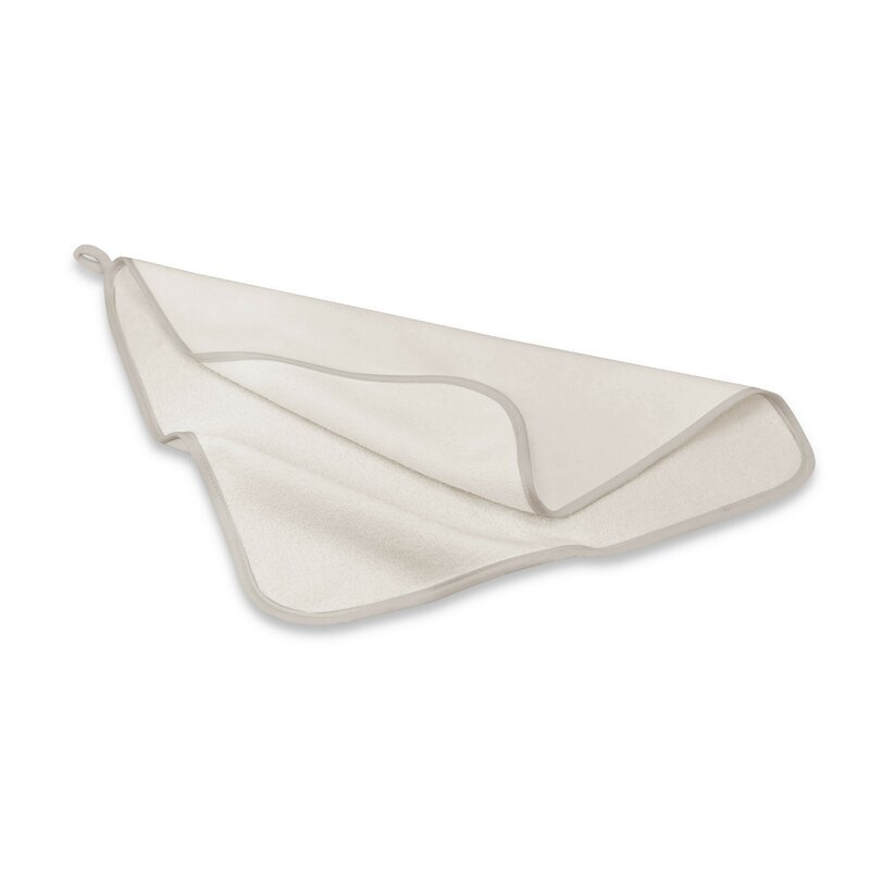 Qmini Prosopel pentru copii Beige 40x40cm tricot termo-terry din bambus