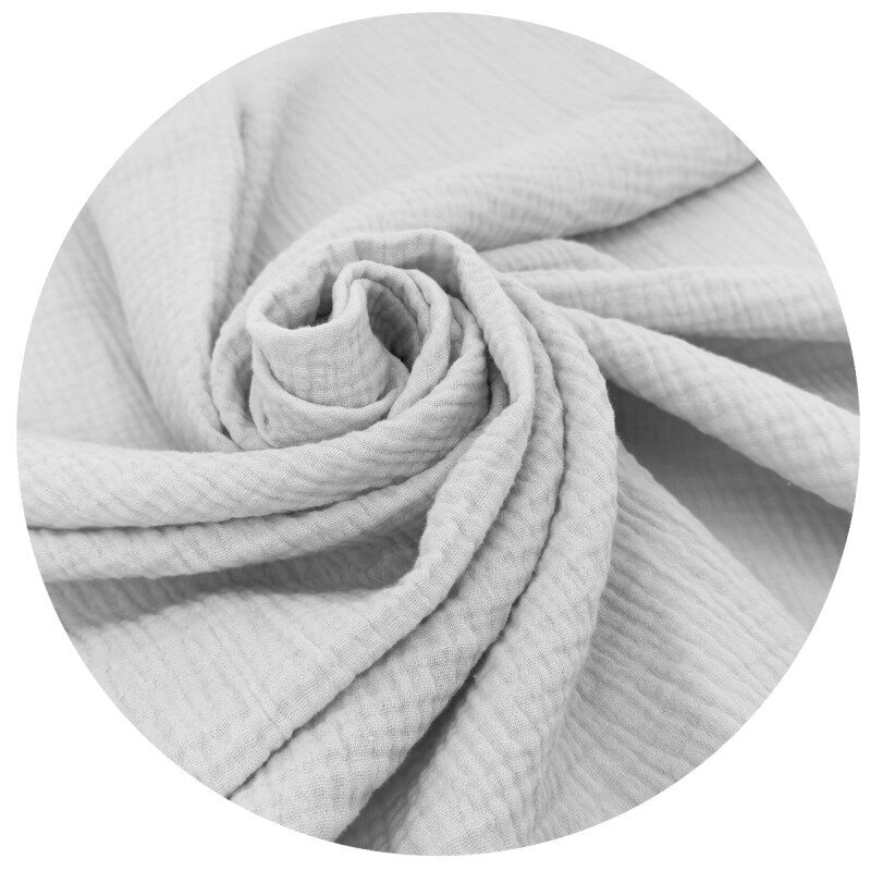 Qmini Sac de dormit Gray cu picioruse de iarna din muselina dubla cu fermoar pe mijloc 90 cm S