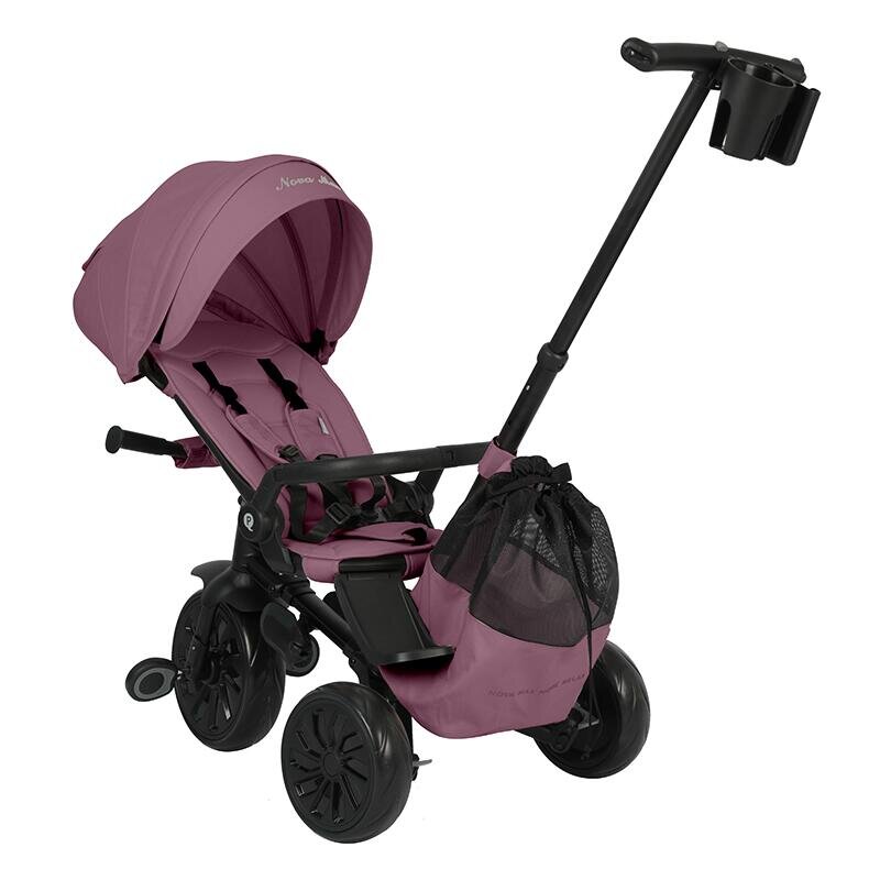 QPlay Tricicleta ultrapliabila Nova Max Violet maner telescopic spatar rotativ si reglabil cadru din aluminiu roti Eva accesorii incluse