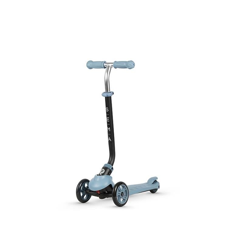 QPlay Trotineta 3in1 Sema Albastru cu scaun maner telescopic si ajustabil suport pentru picioare detasabil greutate suportata 50 kg