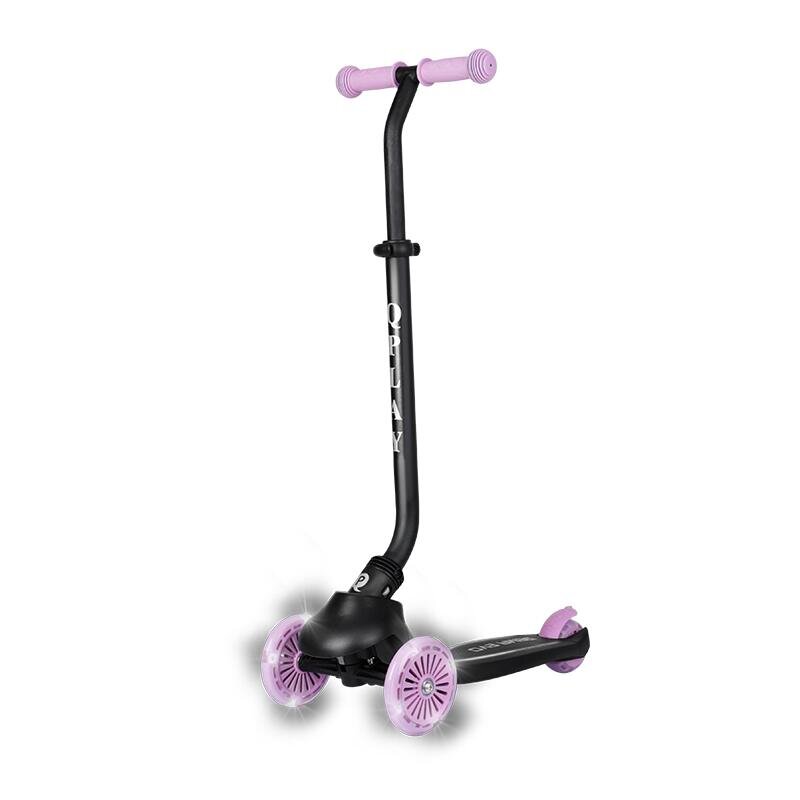 QPlay Trotineta pentru copii Sema EVO Violet 6 in 1 multifunctionala cu scaunel maner telescopic parental inaltime ajustabila cadru din aluminiu greutate admisa 50 kg