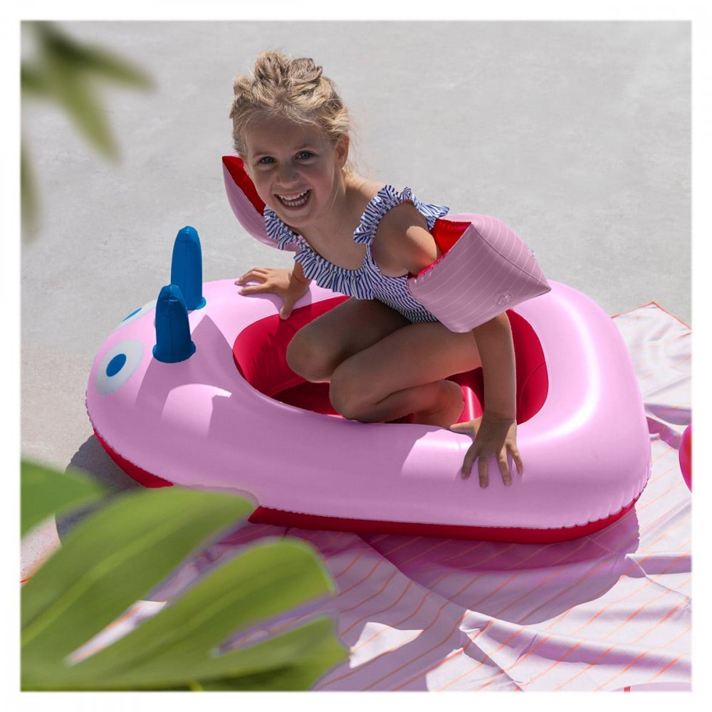 Quut Toys Barcuta gonflabila Roz
