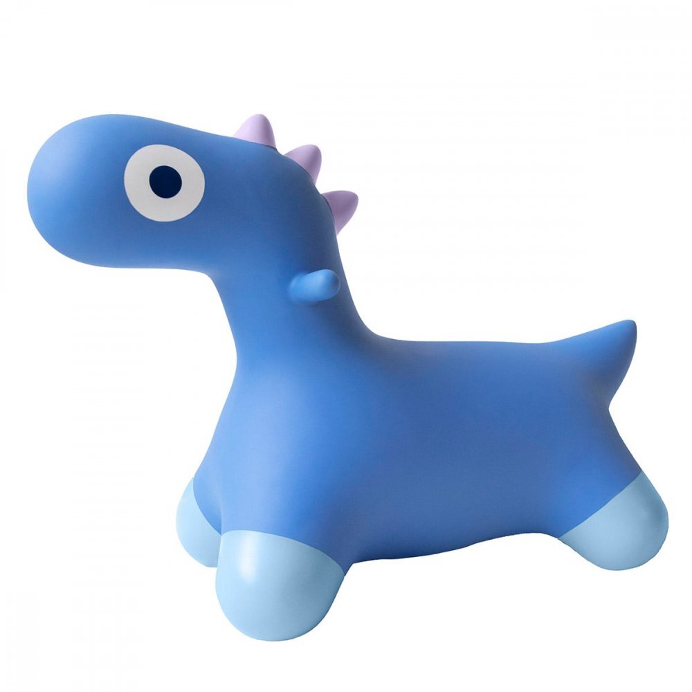 Quut Toys Dinozaur gonflabil saltaret Hoppi Dino albastru