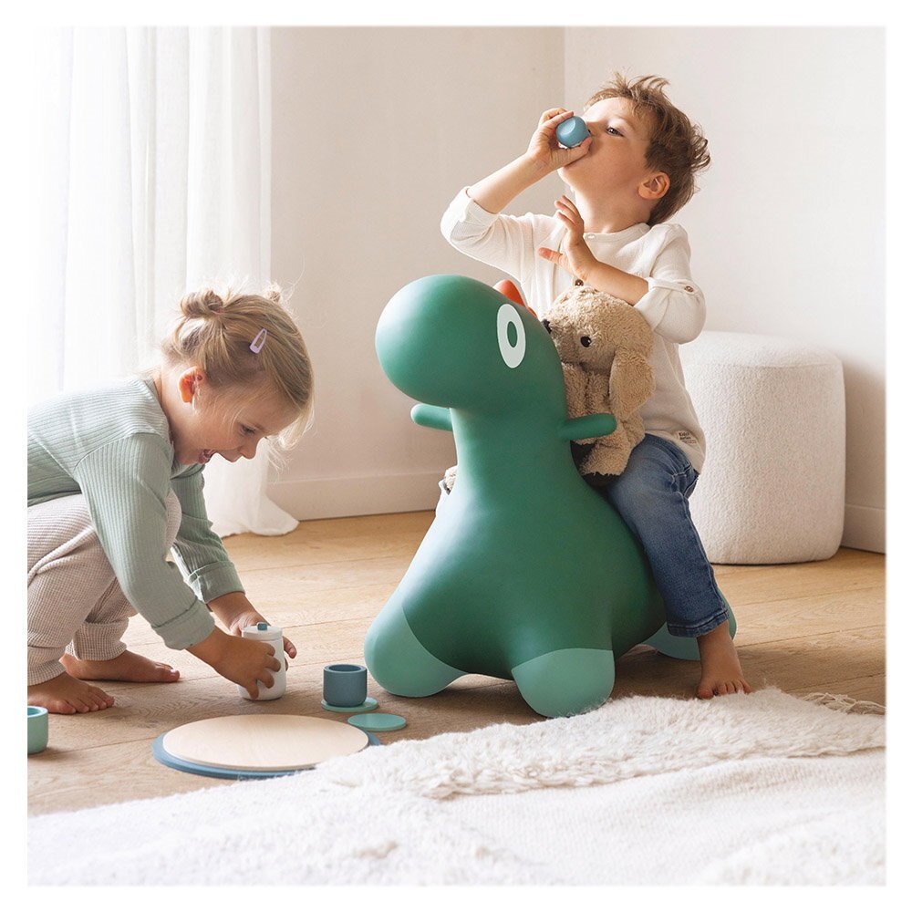Quut Toys Dinozaur gonflabil saltaret Hoppi Dino verde