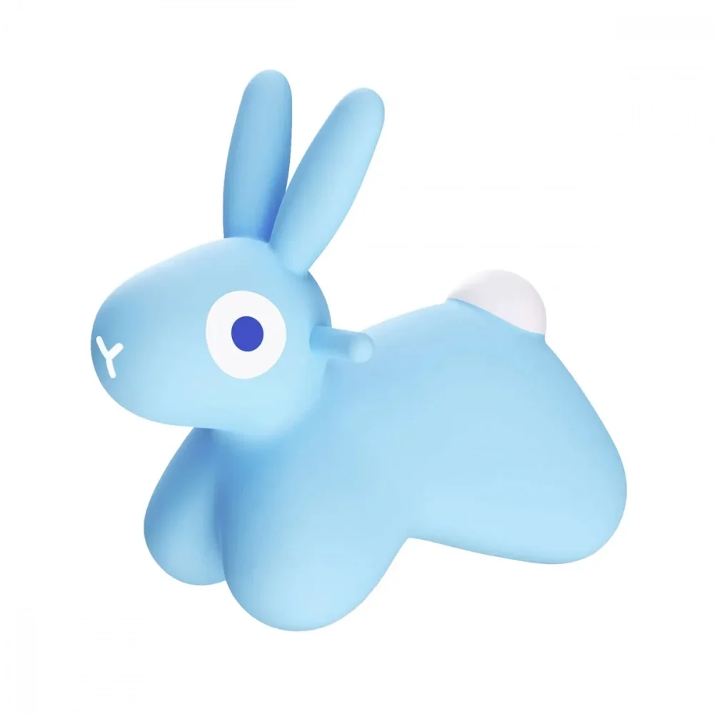 Quut Toys Iepuras gonflabil saltaret Hoppi Bunny albastru