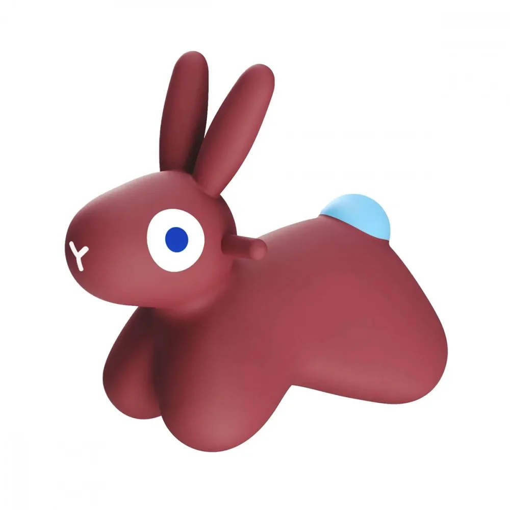 Quut Toys Iepuras gonflabil saltaret Hoppi Bunny bordo