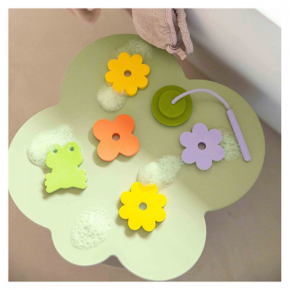 Quut Toys Joc de pescuit pentru baie Iazul cu broscute