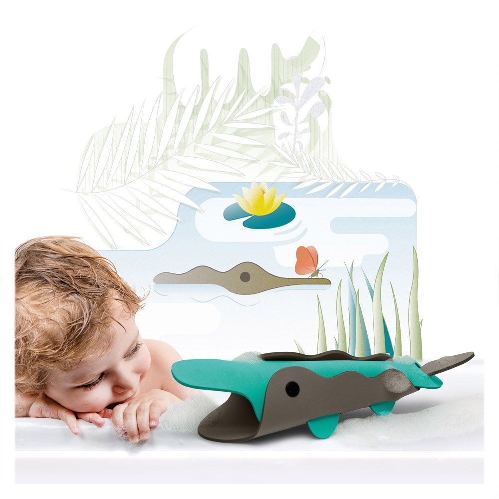 Quut Toys Jucarie creativa de baie Crocodile River