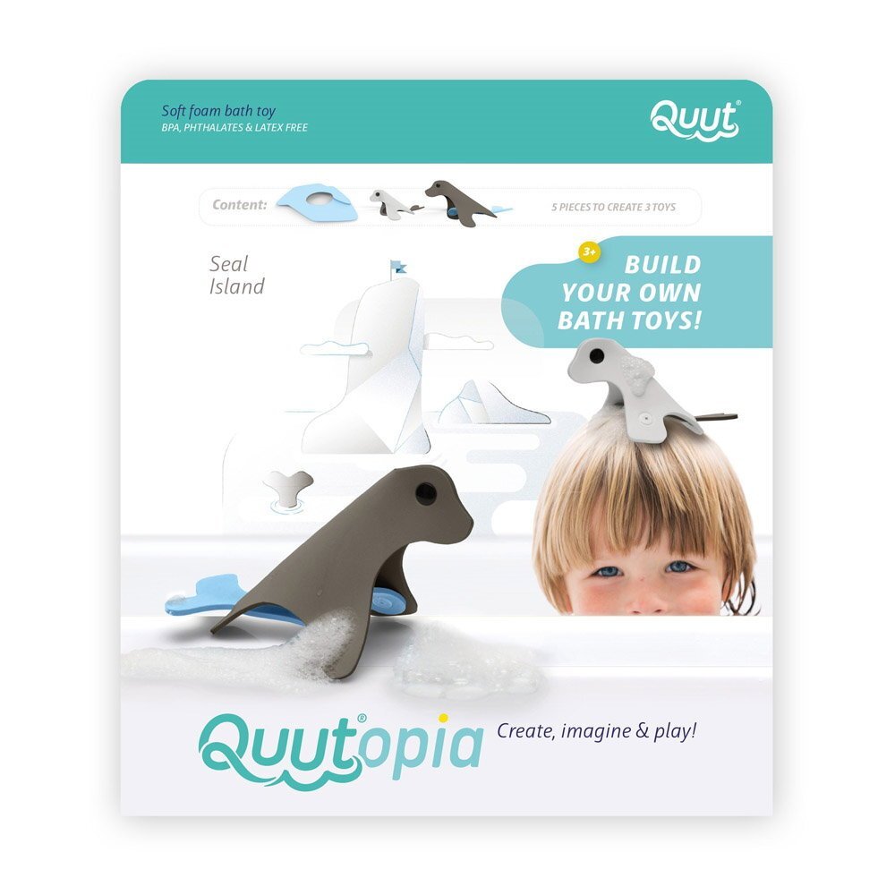 Quut Toys Jucarie creativa de baie Insula Focilor