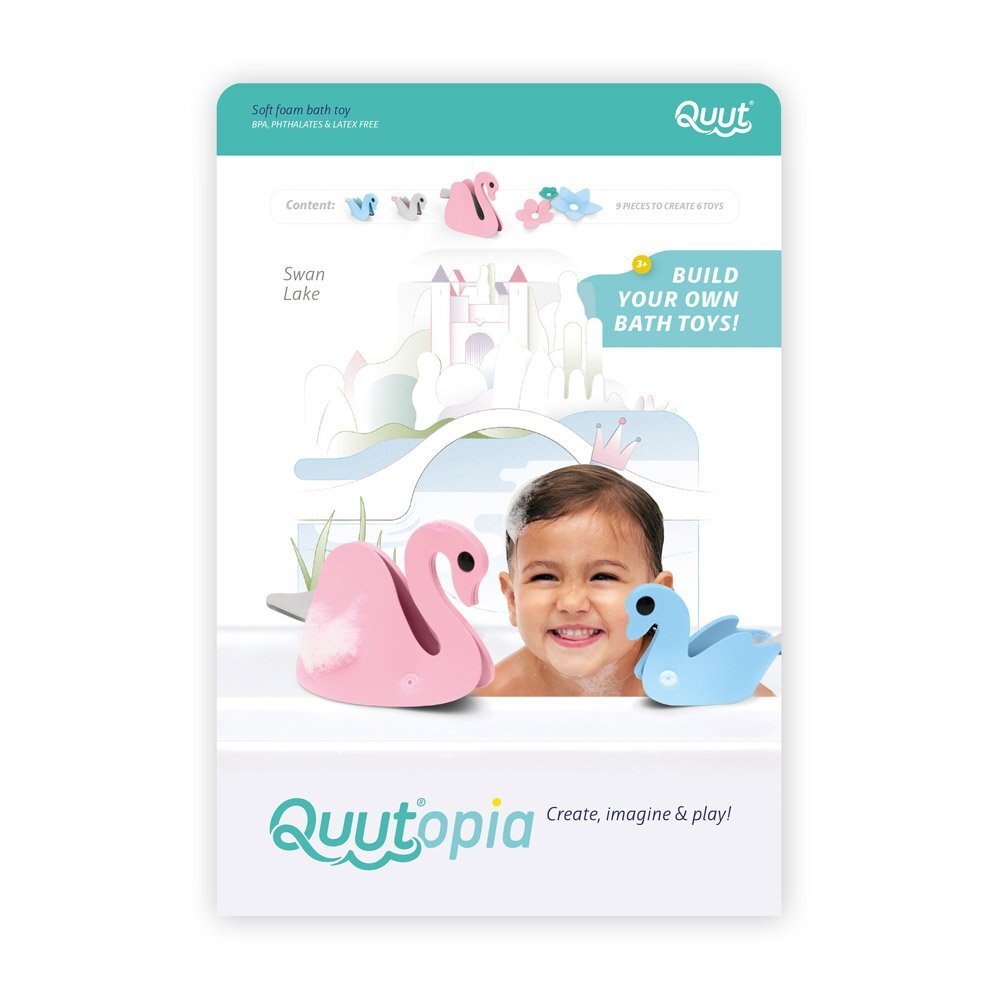 Quut Toys Jucarie creativa de baie Lacul lebedelor