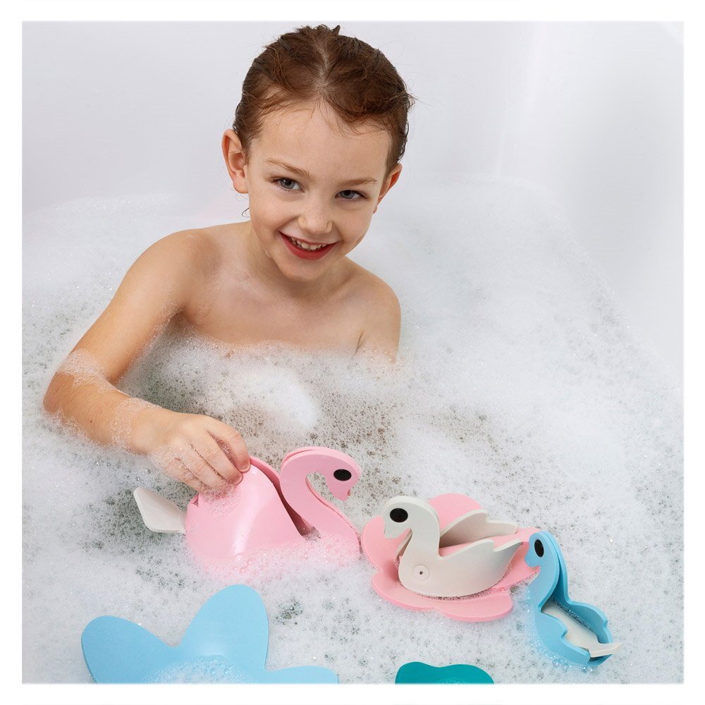 Quut Toys Jucarie creativa de baie Lacul lebedelor