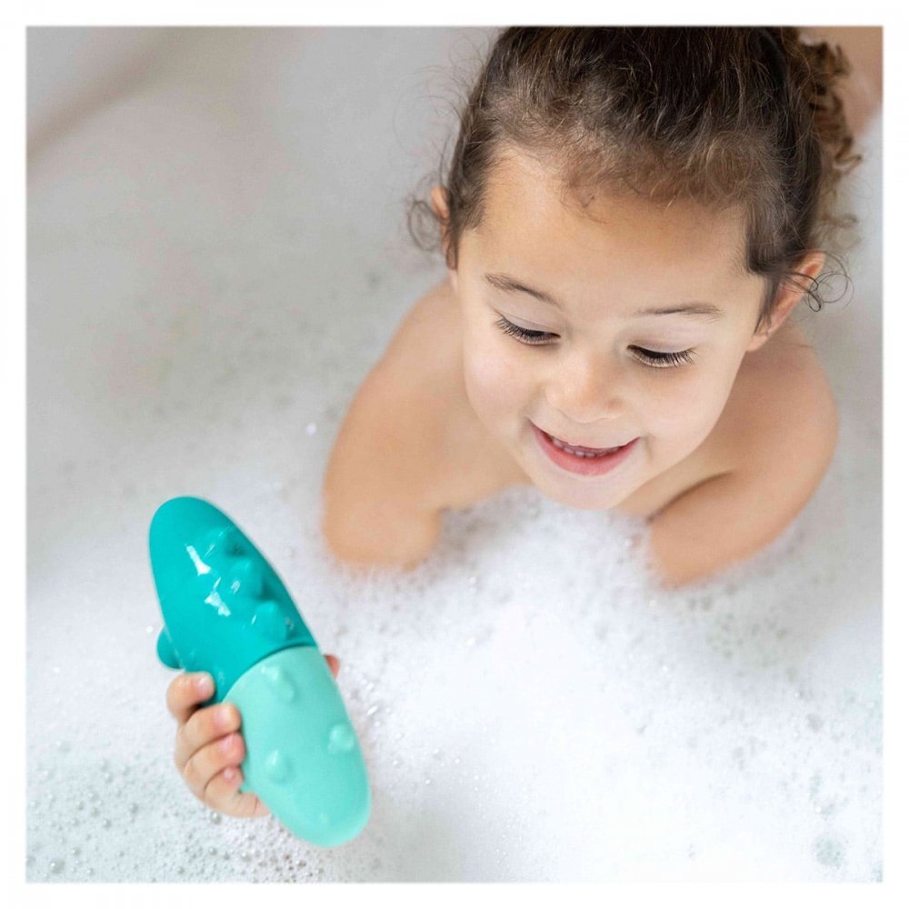 Quut Toys Jucarie stropitoare de baie din silicon Crocodilul Squeezi