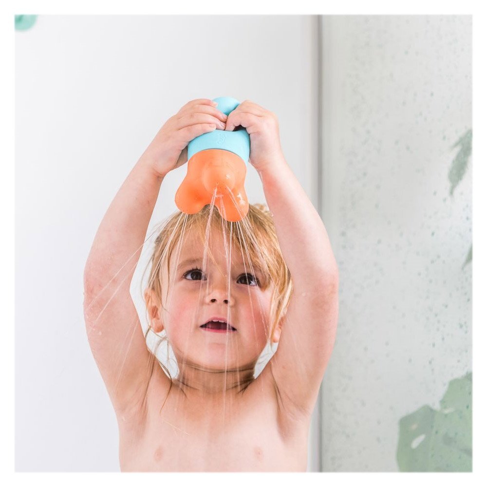 Quut Toys Jucarie stropitoare de baie din silicon Squeezi Rocket