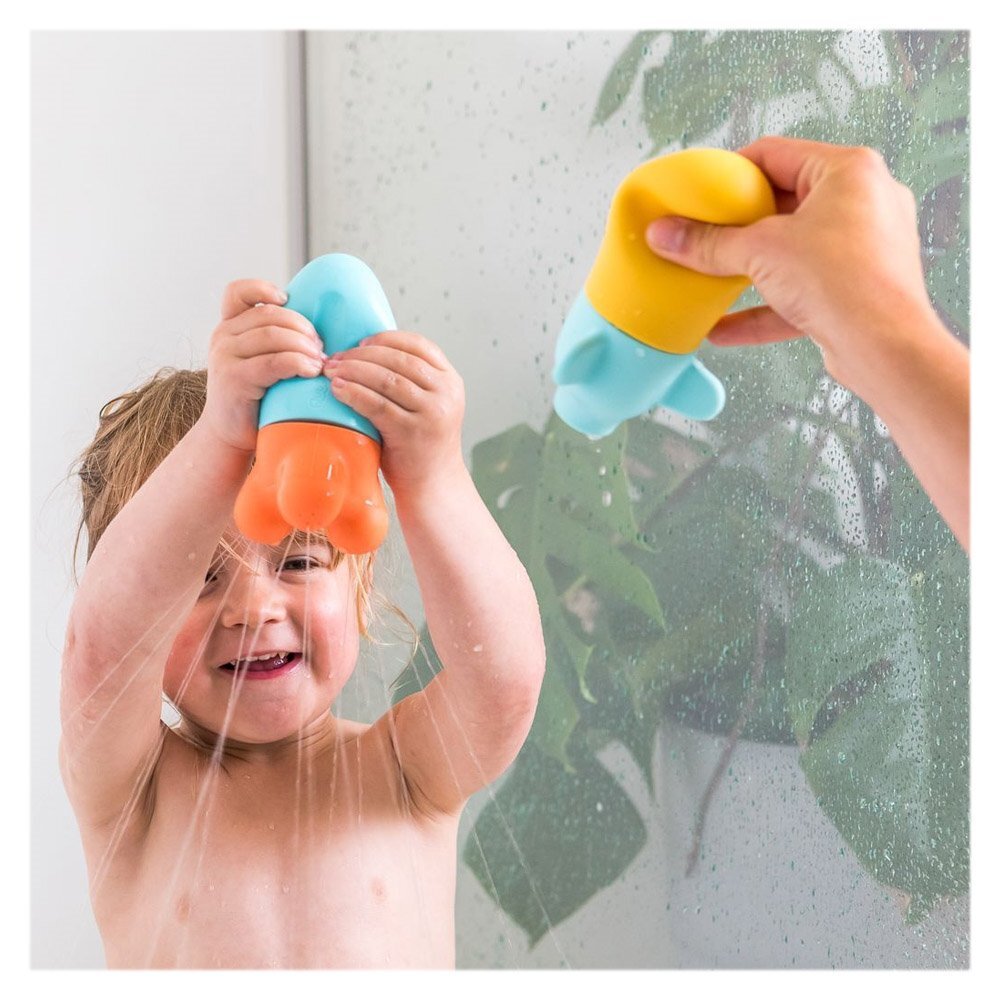 Quut Toys Jucarie stropitoare de baie din silicon Squeezi Rocket