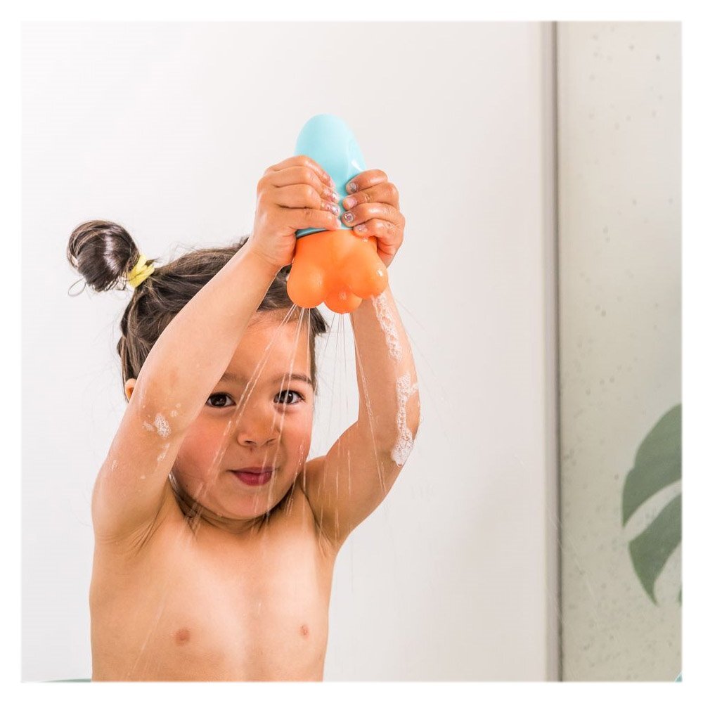Quut Toys Jucarie stropitoare de baie din silicon Squeezi Rocket