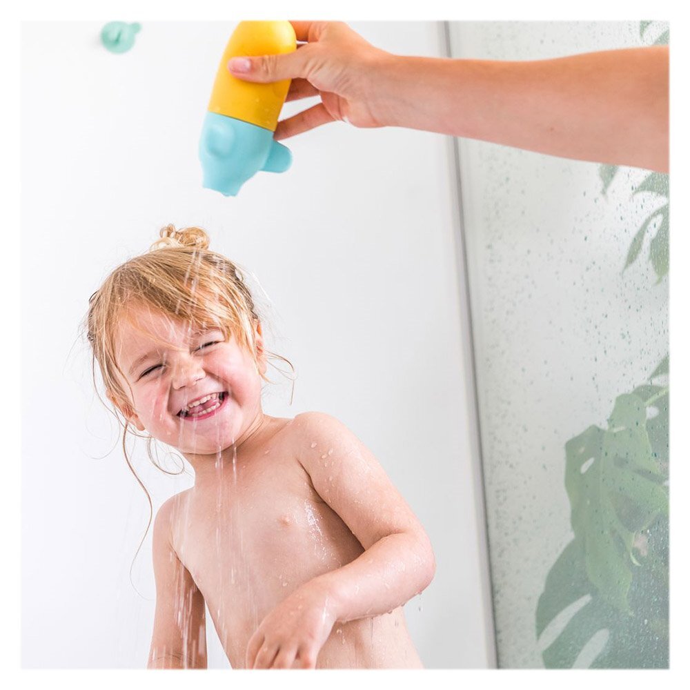 Quut Toys Jucarie stropitoare de baie din silicon Squeezi Submarine