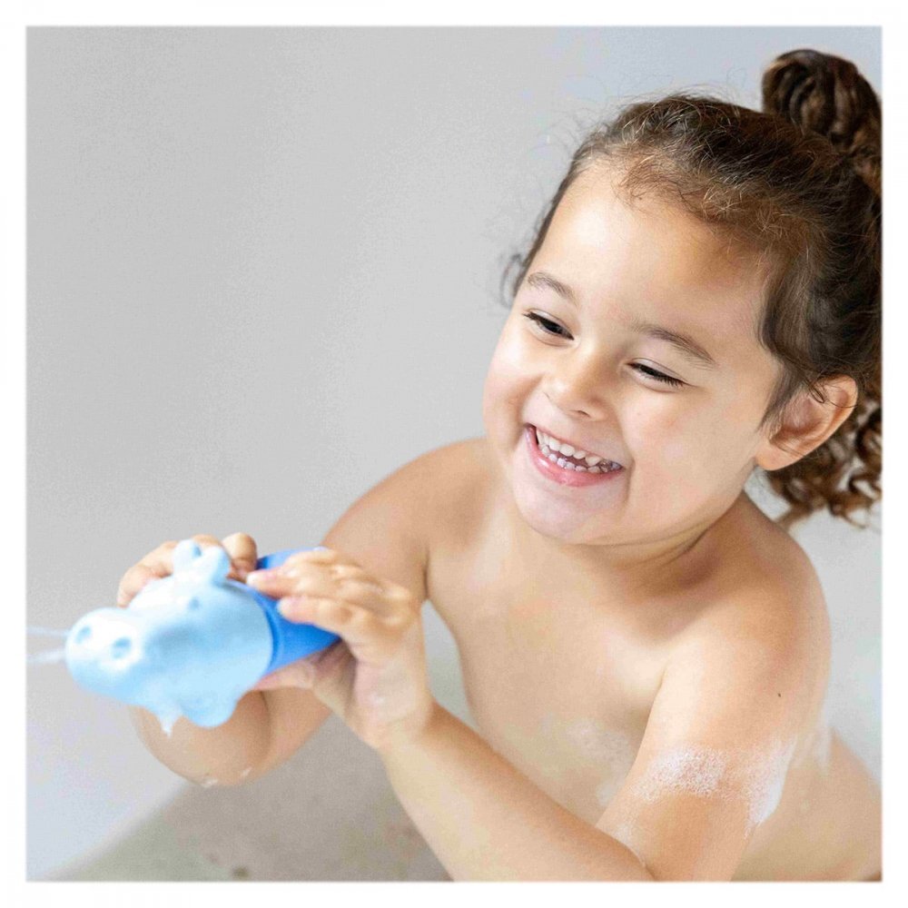 Quut Toys Jucarie stropitoare de baie Hipopotamul Squeezi din silicon