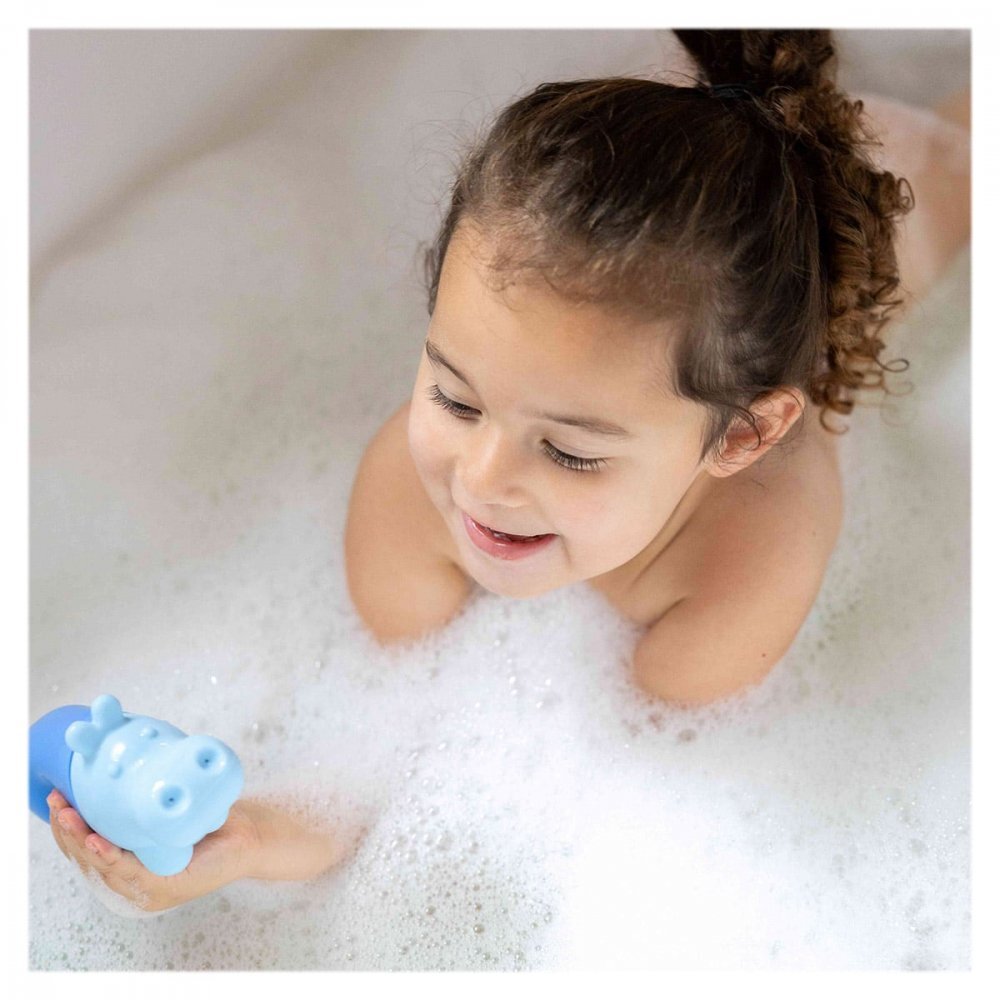 Quut Toys Jucarie stropitoare de baie Hipopotamul Squeezi din silicon