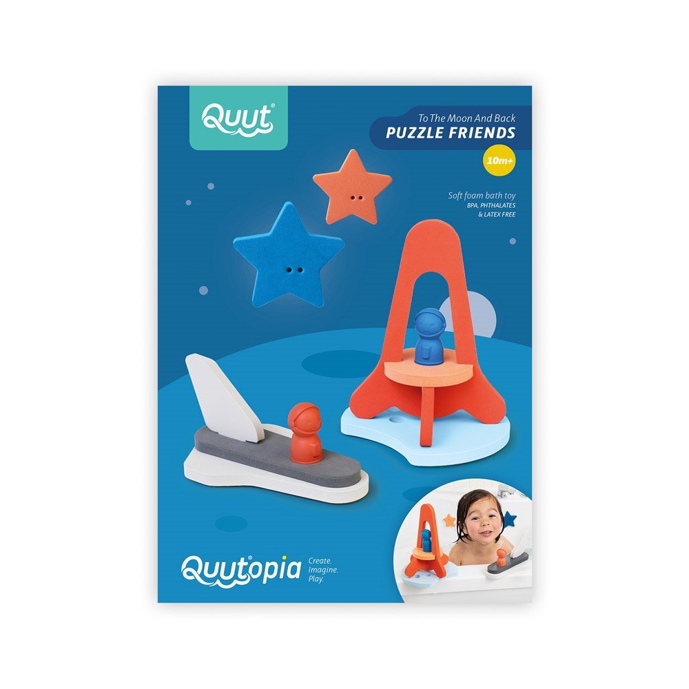 Quut Toys Jucarii de baie din spuma Aventura spatiala