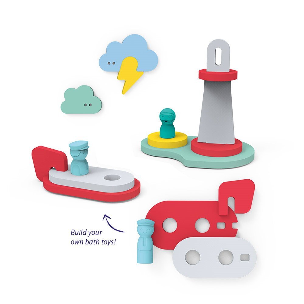 Quut Toys Jucarii de baie din spuma Echipa de interventie