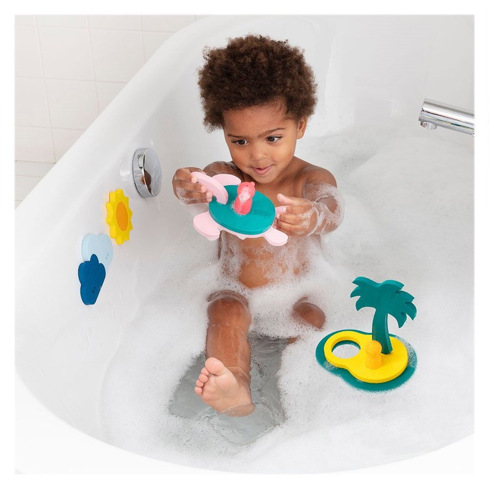 Quut Toys Jucarii de baie din spuma Insula comorilor