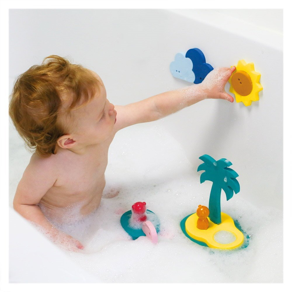 Quut Toys Jucarii de baie din spuma Insula comorilor