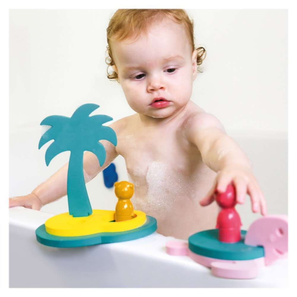 Quut Toys Jucarii de baie din spuma Insula comorilor