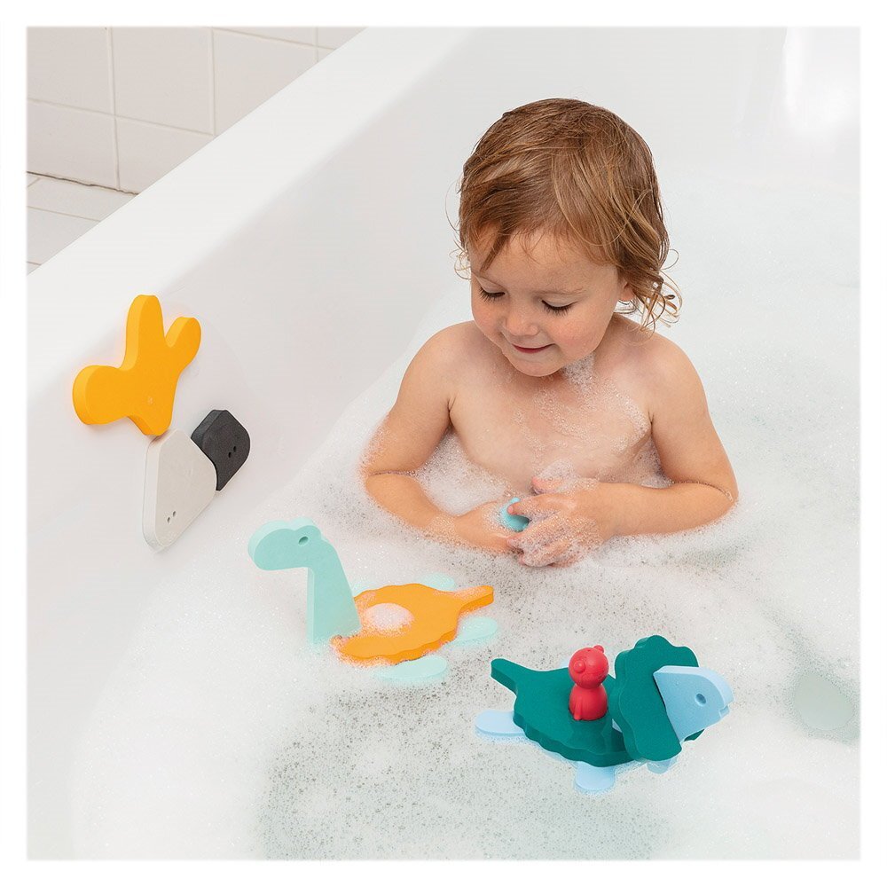 Quut Toys Jucarii de baie Lumea dinozaurilor din spuma