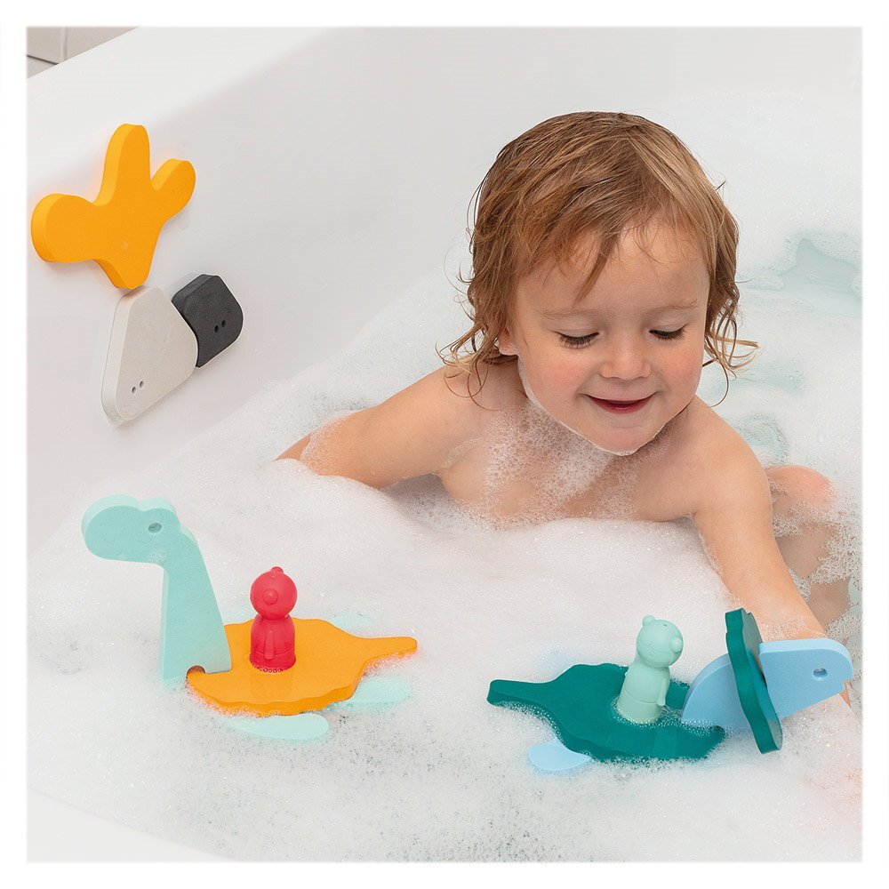 Quut Toys Jucarii de baie Lumea dinozaurilor din spuma