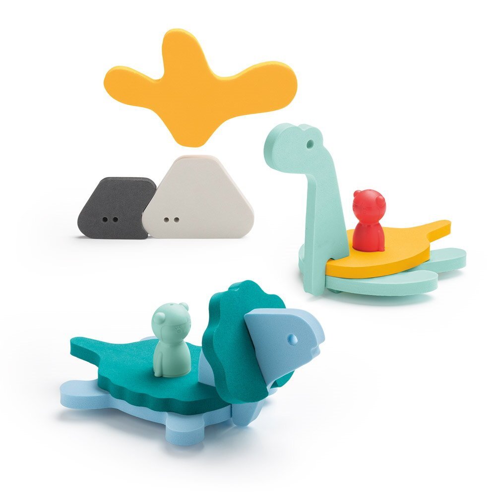 Quut Toys Jucarii de baie Lumea dinozaurilor din spuma