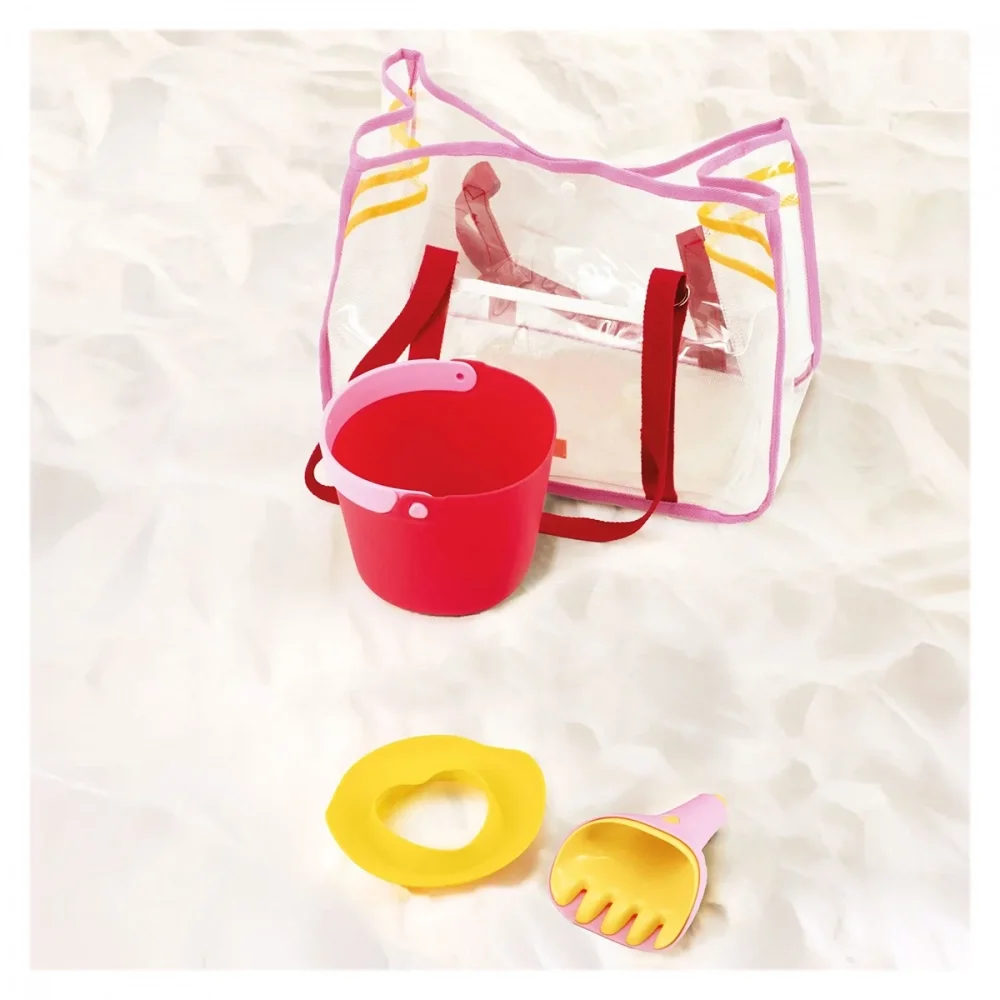 Quut Toys Kit complet rosu pentru plaja si nisip