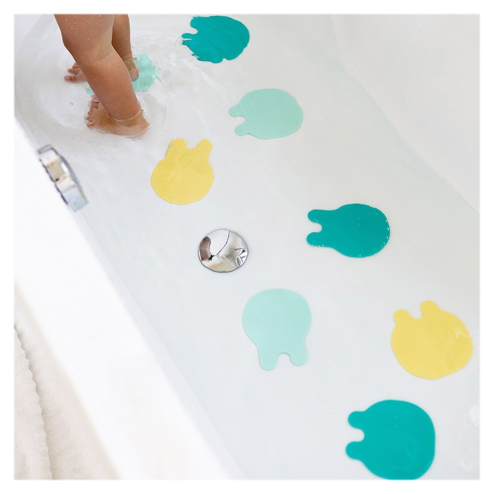 Quut Toys Meduze antiderapante pentru baie Grippi 8 piese