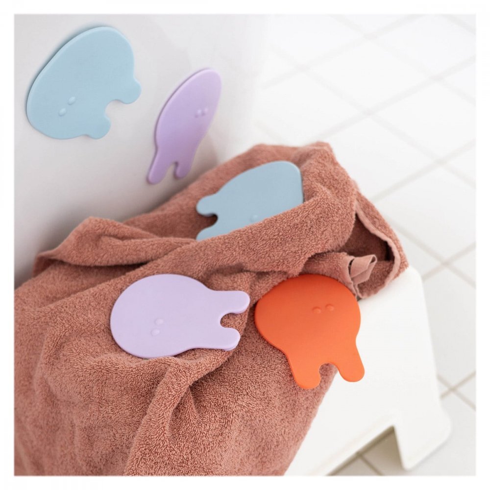 Quut Toys Meduze antiderapante pentru baie Grippi 8 piese