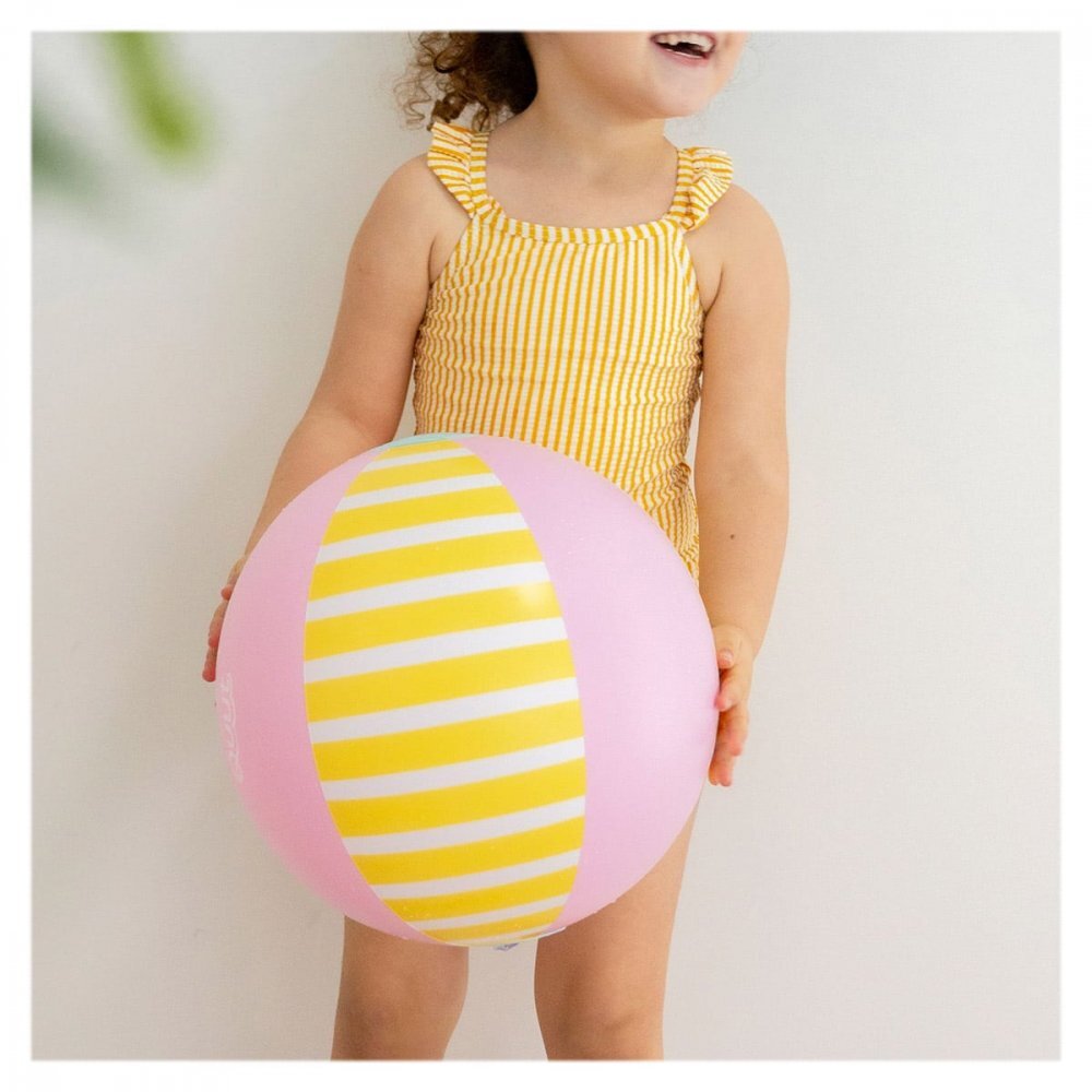 Quut Toys Minge gonflabila de plaja pentru copii culoare roz
