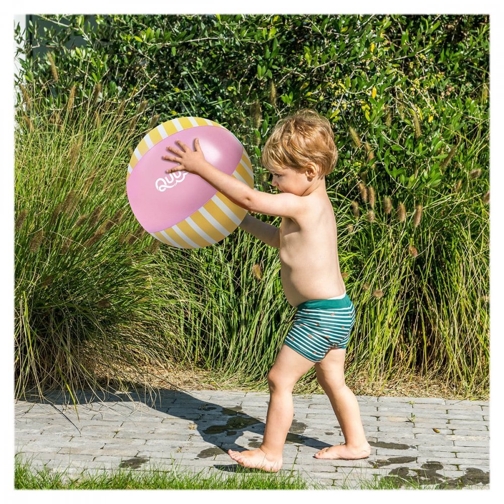 Quut Toys Minge gonflabila de plaja pentru copii culoare roz