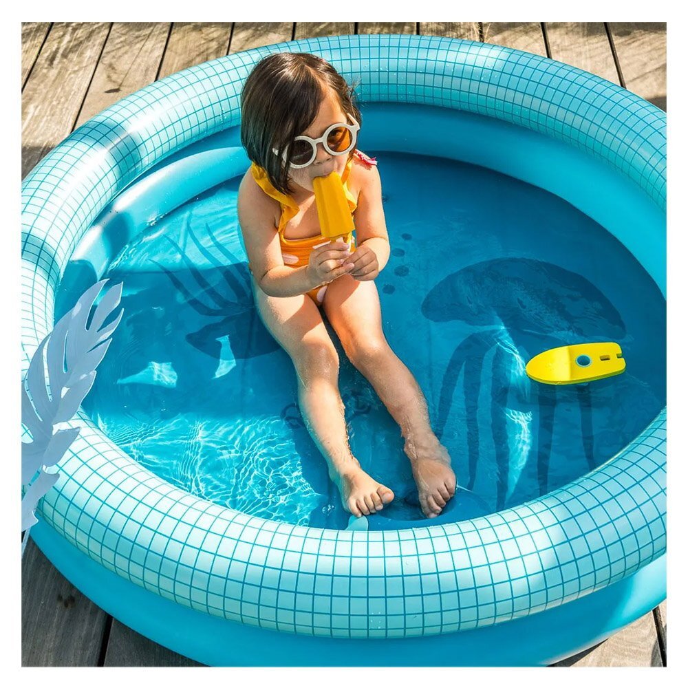 Quut Toys Piscina gonflabila Dippy albastru 120 cm