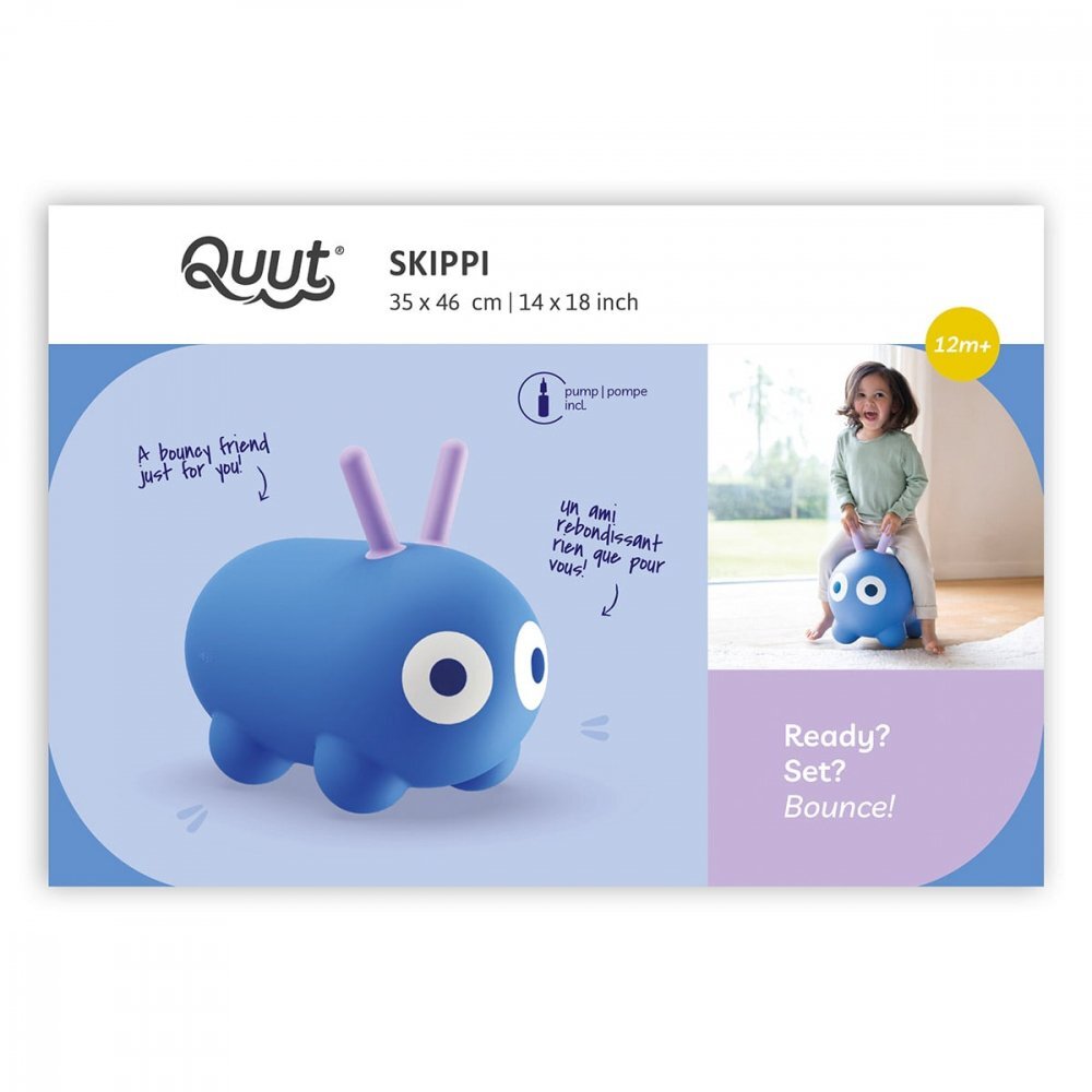 Quut Toys Prietenul gonflabil saltaret Skippi albastru