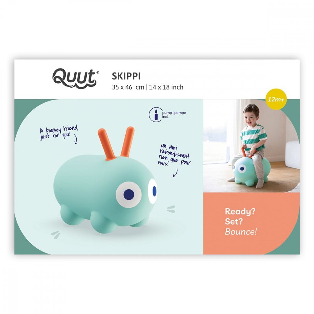 Quut Toys Prietenul gonflabil saltaret Skippi verde