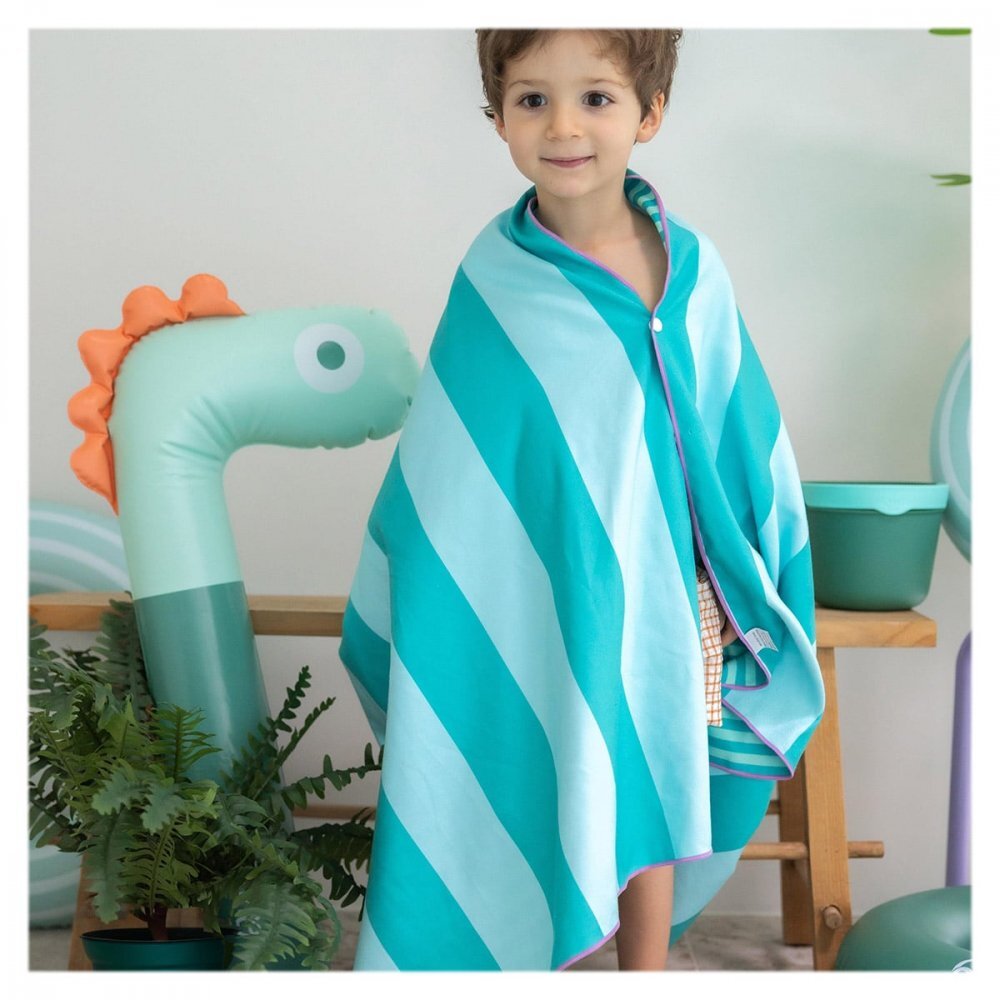 Quut Toys Prosop de plaja cu activitati 140 x 70 cm