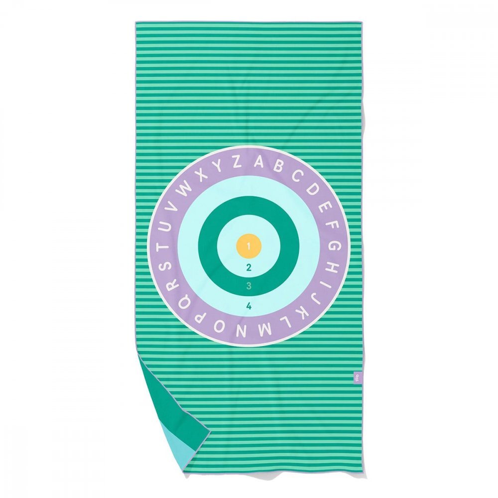 Quut Toys Prosop de plaja cu activitati 140 x 70 cm