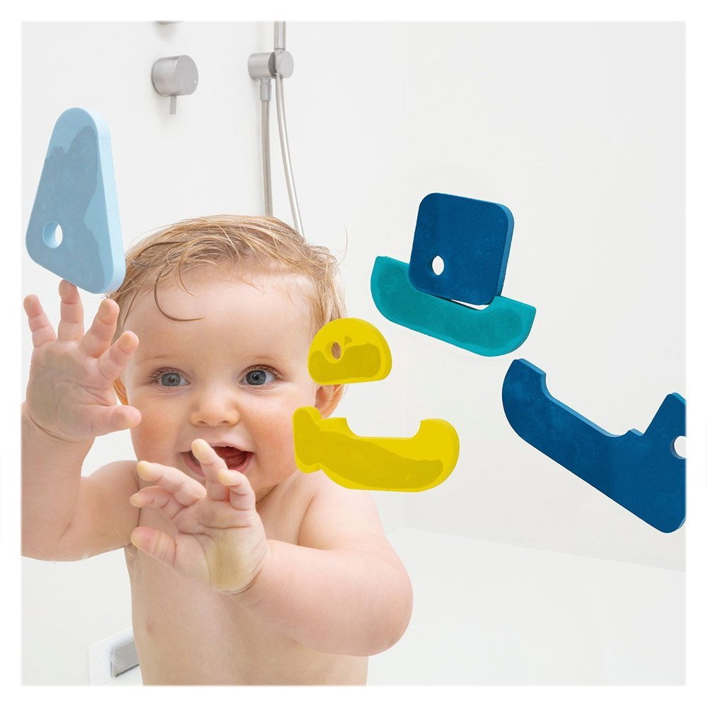 Quut Toys Puzzle de baie 8 piese Barcute colorate
