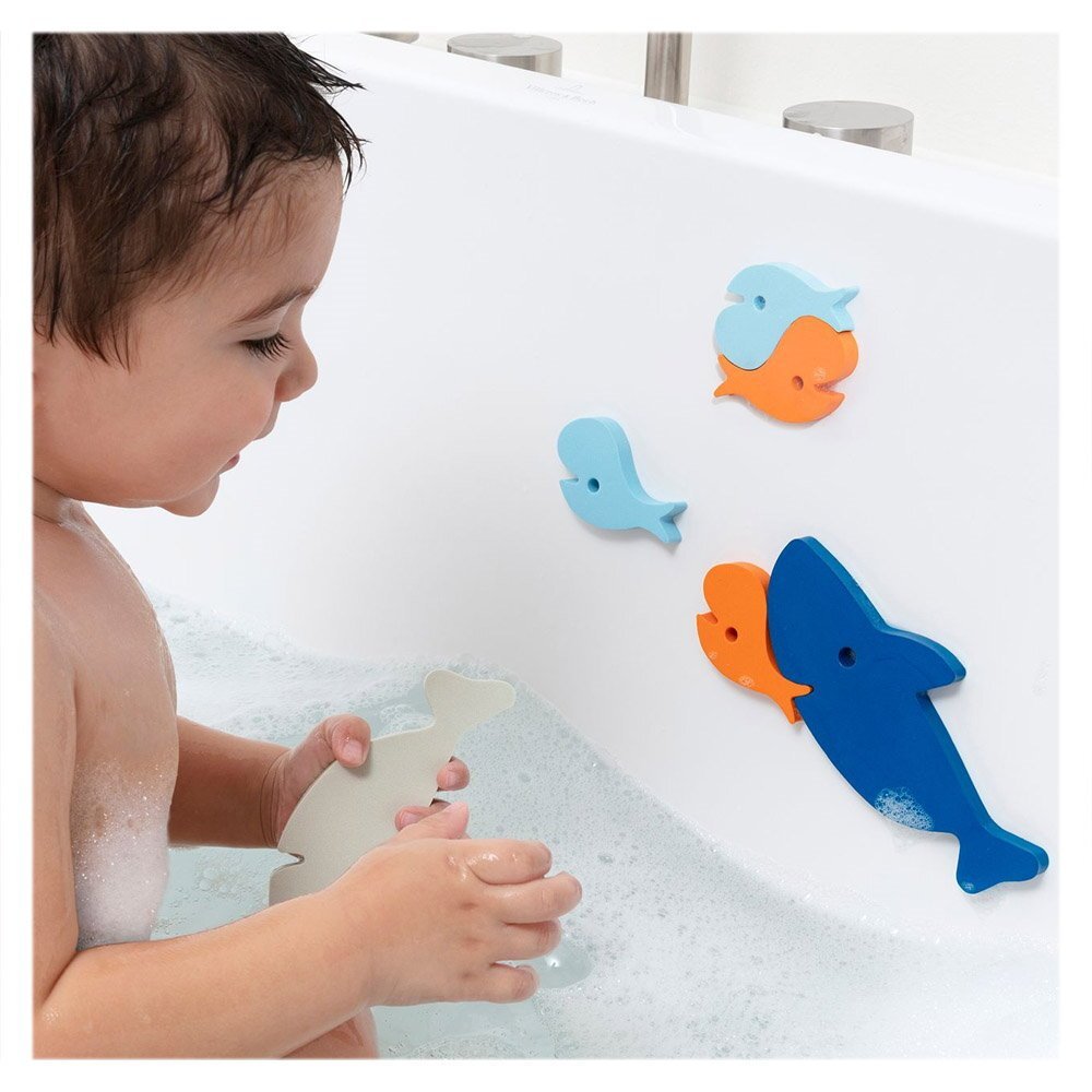 Quut Toys Puzzle de baie Rechinii infometati 10 piese