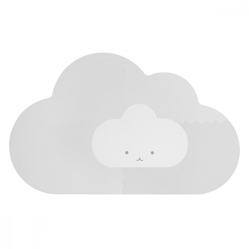 Quut Toys Saltea de joaca pentru copii din spuma norisorul gri 145 cm