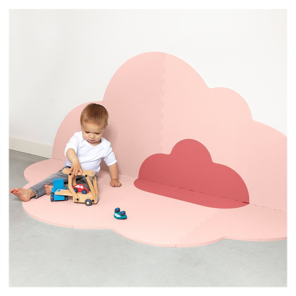 Quut Toys Saltea de joaca pentru copii din spuma norisorul roz 175 cm