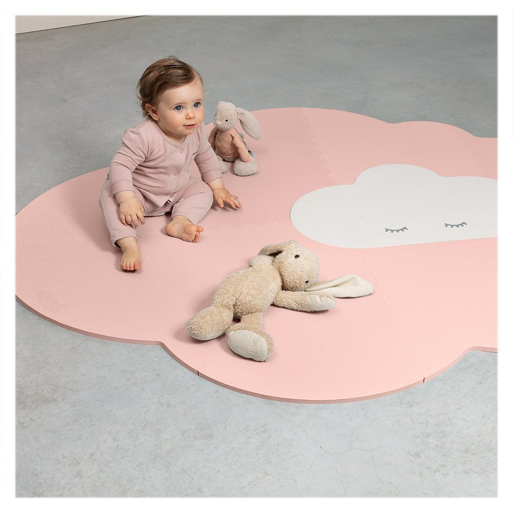Quut Toys Saltea de joaca pentru copii din spuma norisorul roz 175 cm